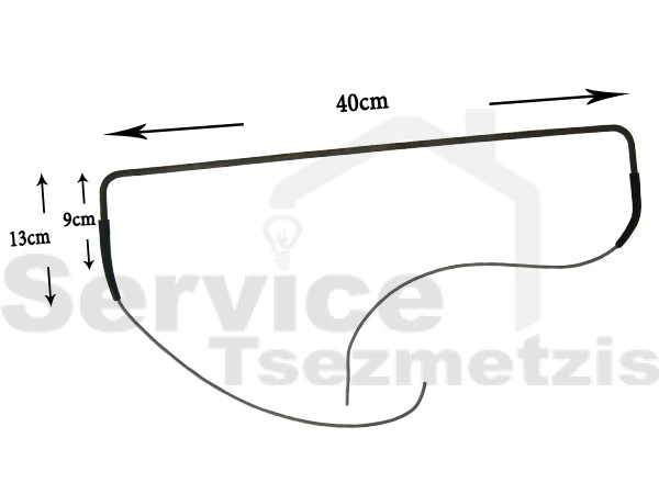 Gallery image 1 of ΑΝΤΙΣΤΑΣΗ ΨΥΓΕΙΟY ΣΩΛΗΝΩΤΗ 40Χ6CM 400W 220V