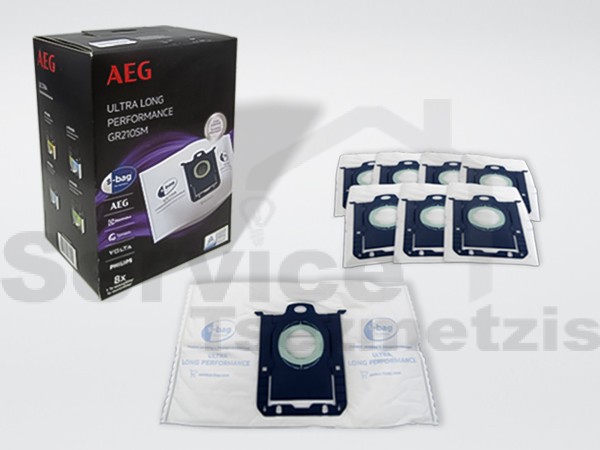 Gallery image 1 of ΓΝΗΣΙΕΣ ΣΑΚΟΥΛΕΣ ΣΚΟΥΠΑΣ AEG S-BAG ULTRA LONG TEM 8 GR210SM OR