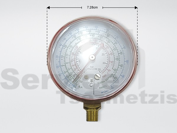 Gallery image 2 of ΜΑΝΟΜΕΤΡΟ R22-R134-R404-R407 YΨHΛΗΣ ΠΙΕΣΗΣ 70MM