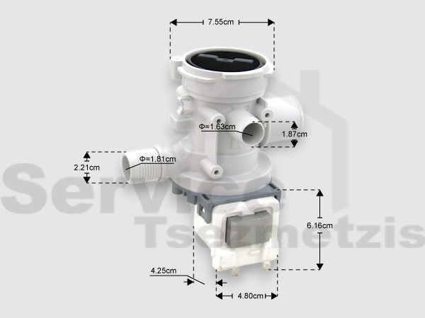 Gallery image 1 of ΑΝΤΛΙΑ ΠΛΥΝΤΗΡΙΟY ΡΟΥΧΩΝ MORRIS SAMSUNG 30W B25-6A DC90-11110K