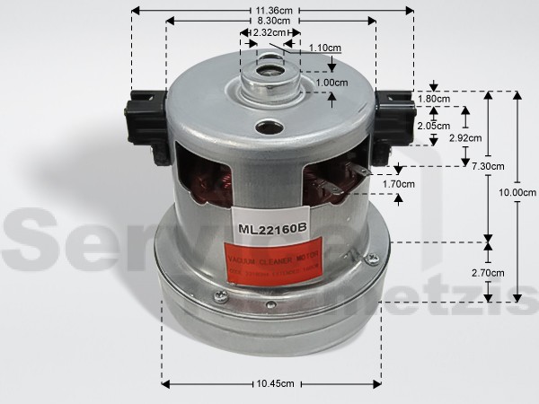 Gallery image 1 of ΜΟΤΕΡ ΣΚΟΥΠΑΣ Γ.Χ.1600W 230V  Φ106ΜΜ