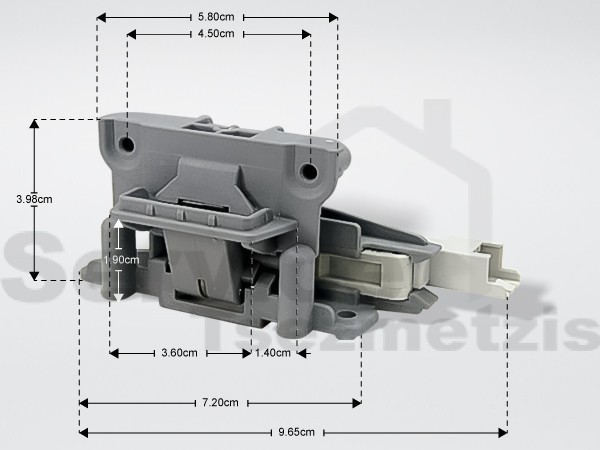 Gallery image 1 of ΚΛΕΙΔΑΡΙΑ ΠΟΡΤΑΣ ΠΛ.ΠΙΑΤΩΝ ARISTON DEA602