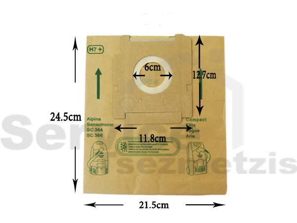 Gallery image 1 of ΣΑΚΟΥΛΑ ΣΚΟΥΠΑΣ HOOVER ALPINA SET 5 TEM + 2 ΦΙΛΤΡΑ