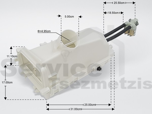 Gallery image 1 of ΣΑΠΟΥΝΟΘΗΚΗ ΠΛΥΝΤΗΡΙΟΥ ΡΟΥΧΩΝ SAMSUNG DC97-16643A
