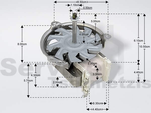 Gallery image 1 of ΜΟΤΕΡ ΑΕΡΟΘΕΡΜΗΣ ΚΟΥΖΙΝΑΣ BRANDT 76X6099
